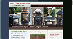 Desktop Screenshot of gingercreekstoves.com